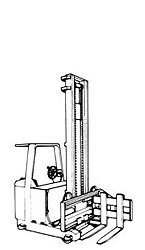 Carrello con presa bilaterale e trilaterale