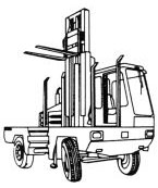 Carrello con presa unilaterale